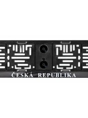 Podložka pod SPZ s nápisem ČR a erby