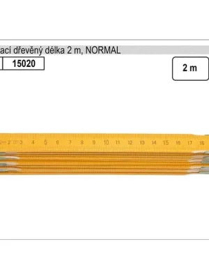 Metr skládací dřevěný Normal 2m
