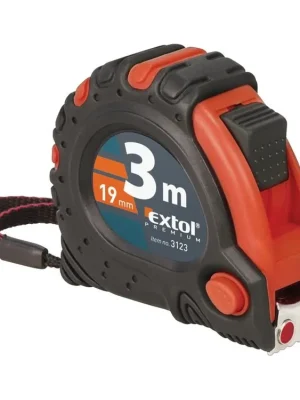 metr svinovací, 3m, š. pásku 19mm, EXTOL PREMIUM
