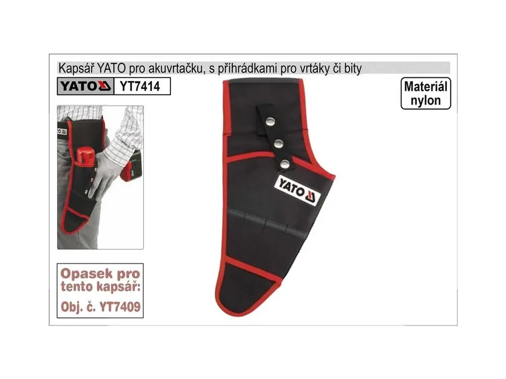 Kapsář YATO na vrtačku měkký
