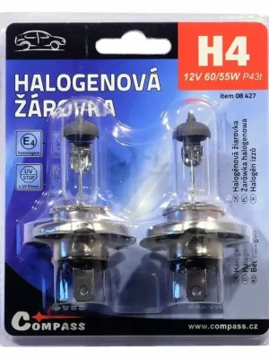 Žárovka 12V H4 60/55W P43t blister 2ks