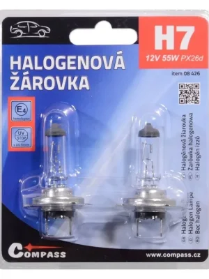 Žárovka 12V H7 55W PX26d blister 2ks