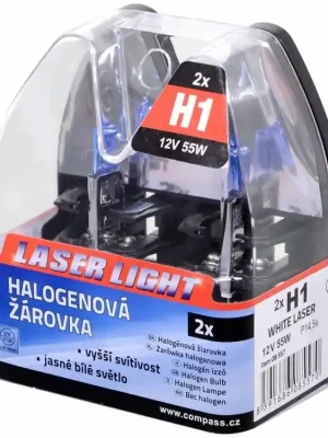 Žárovka 12V H1 55W P14,5s WHITE LASER 2ks