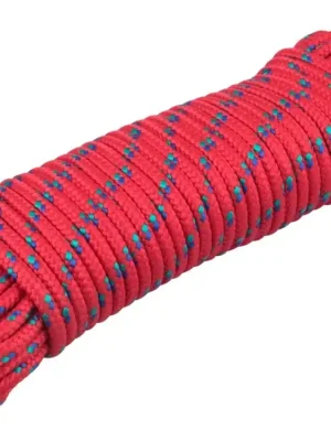Provaz - šňůra pletená polypropylenová, 6mm x 20m, lano