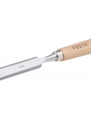 FESTA Dláto s bukovou rukojetí, kovaná čepel CrV, šířka 22mm