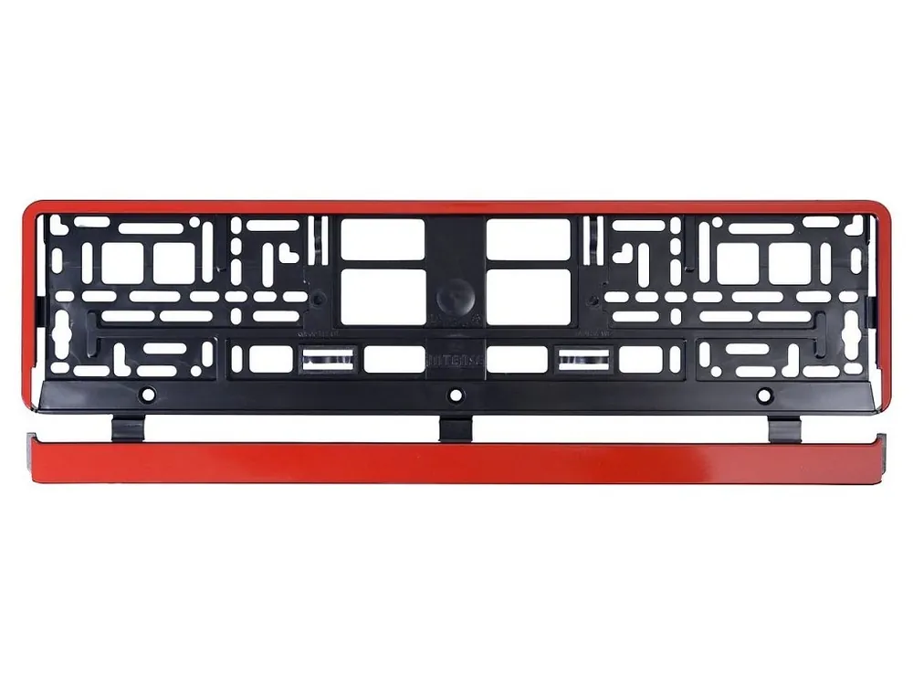 Podložka pod SPZ RED STRIP