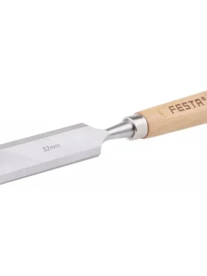 FESTA Dláto s bukovou rukojetí, kovaná čepel CrV, šířka 32mm