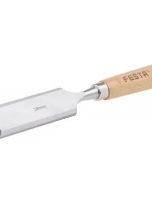 FESTA Dláto s bukovou rukojetí, kovaná čepel CrV, šířka 38mm