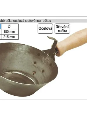 Zednická naběračka s rukojetí ocelová 215mm