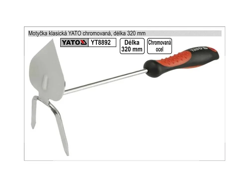 Motyčka YATO chromovaná délka 320mm