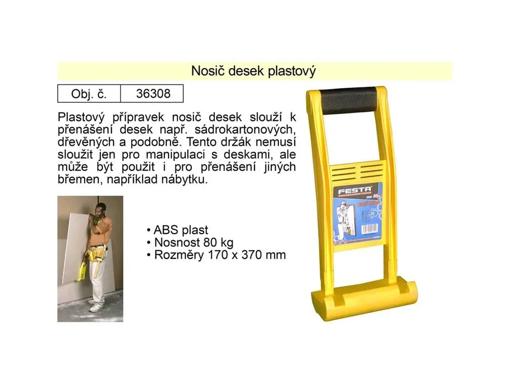 Nosič desek plastový