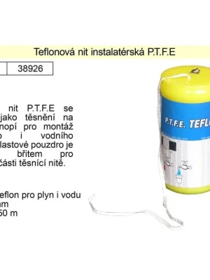 Teflonová nit instalatérská P.T.F.E