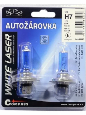 Žárovka 12V H7 55W PX26d WHITE LASER blister 2ks