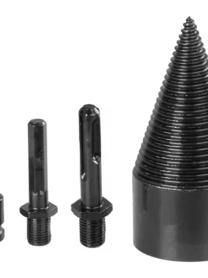 Štípací trn - kužel na dřevo 50mm s uchycením SDS+, HEX, 1/2" čtyřhran pro utahovák