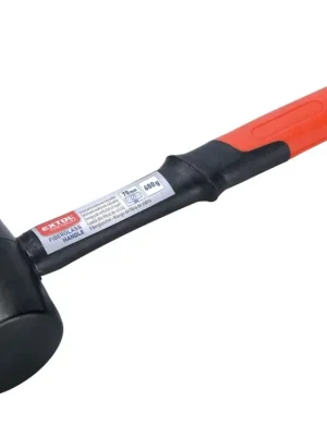 EXTOL PREMIUM palička pryžová černá, průměr 70mm 680g, 370mm