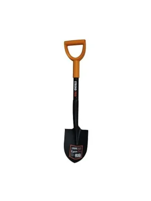 STREND PRO Rýč špičatý, krátký 700mm s kovovou násadou