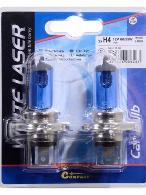 Žárovka 12V H4 60/55W P43t WHITE LASER blister 2ks