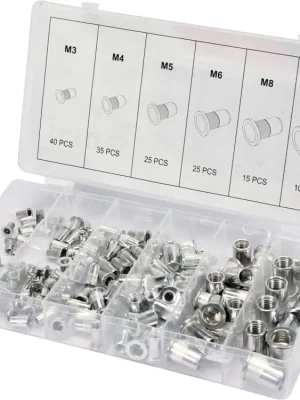 YATO Matice nýtovací ALU, sada 150 kusů, M3 –M10, hliníkové