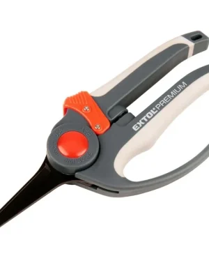nůžky zahradnické přímé, 215mm, na stříhání rostlin do průměru 5mm, HCS, EXTOL PREMIUM