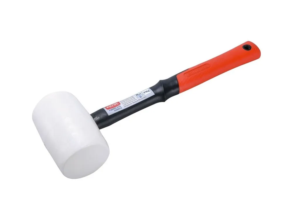 EXTOL PREMIUM palička pryžová bílá, průměr 80mm 8811115
