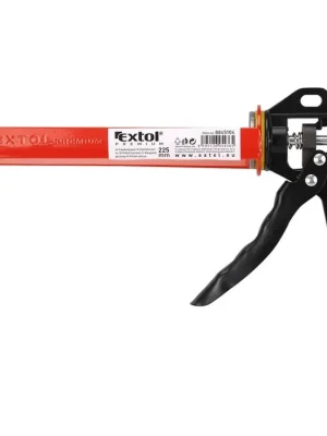 pistole vytlačovací otočná HEAVY DUTY, 225mm, lis na kartuše, trn na zaschlý tmel, zesílen