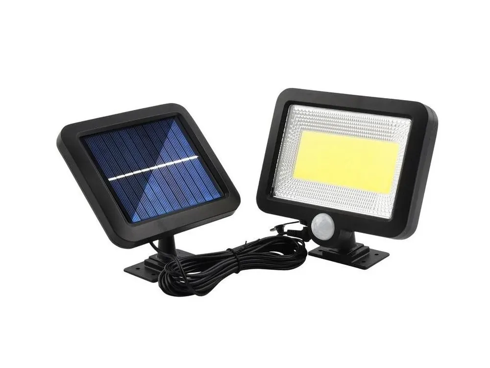 STREND PRO Solární nástěnné led světlo s pohybovým čidlem, 180 lm