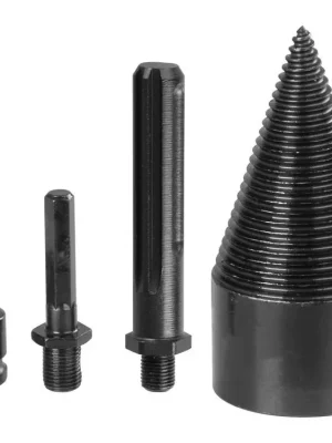 Štípací trn - kužel na dřevo 60mm s uchycením SDS MAX, HEX, 1/2" čtyřhran pro utahovák