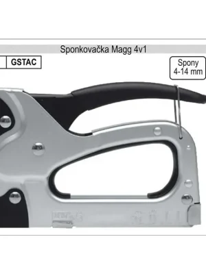 Sponkovačka Magg Profi pro spony i hřebíky 4 - 14 m