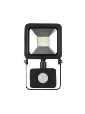 STREND PRO Floodlight LED reflektor AG-HFLAL10W-P, 10W, 800 lm, IP44, senzor