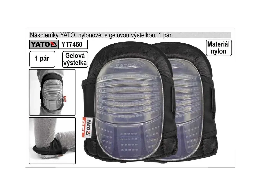 Nákoleníky gelové YATO 1 pár