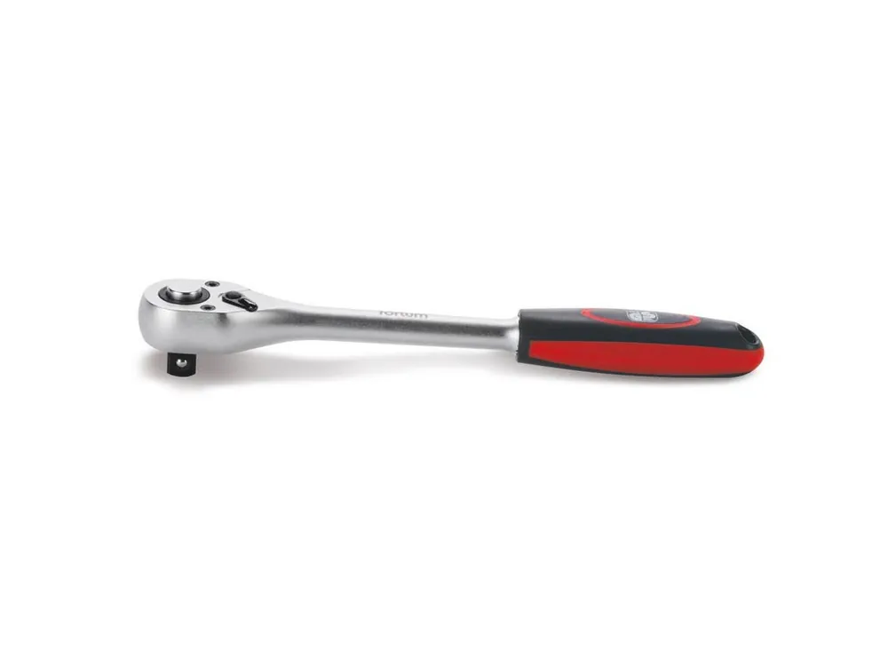 ráčna Industrial, 1/4", L 146mm, 48 zubů, CrV/S2, FORTUM