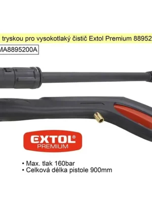 Pistole s tryskou pro vysokotlaký čistič Extol Premium 8895200