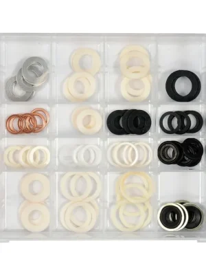 YATO Těsnící podložky (Alu, Cu, Nylon, NBR, FIBER) sada 120ks