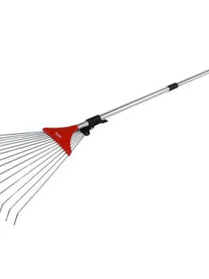 hrábě nastavitelné s teleskopickou násadou, délka 80-158cm, šířka 18-59cm, pozinkované, s