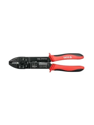 leště na odstranění izolace z vodičů, štípací a zamačkání konektorů, délka 240 mm, Yato