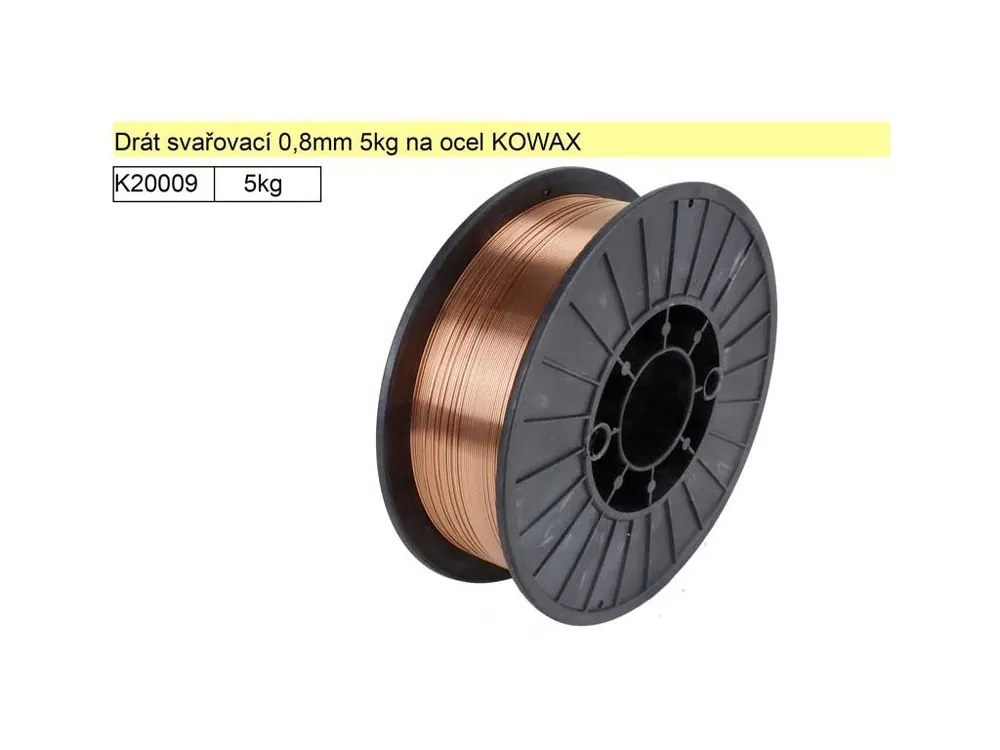 Drát svařovací 0,6mm 5kg na ocel KOWAX