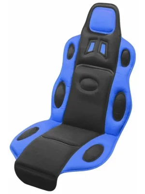 Potah sedadla RACE černo-modrý