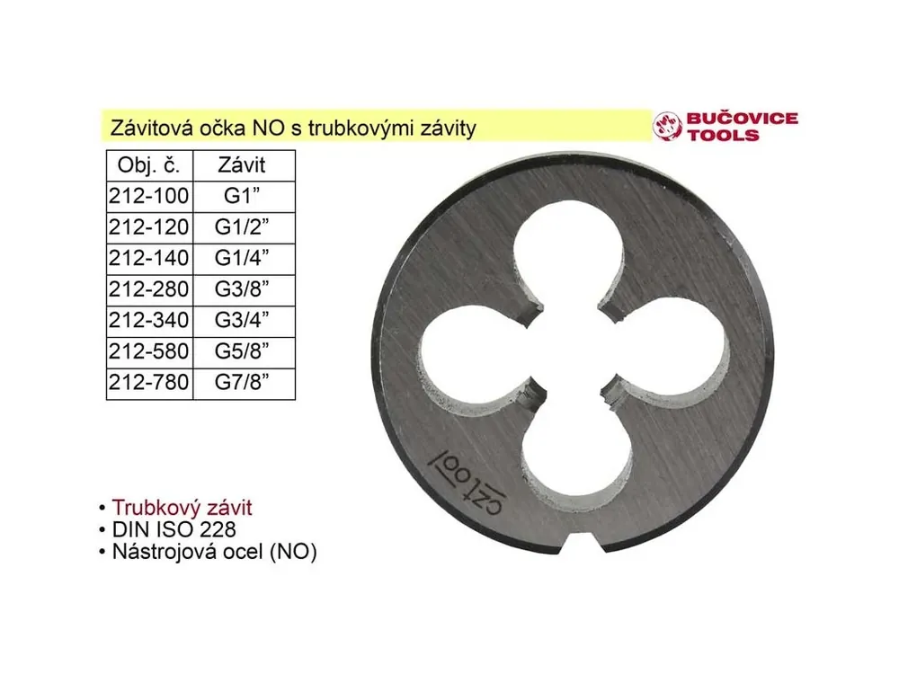 Závitové očko G3/4" NO NO trubkový závit
