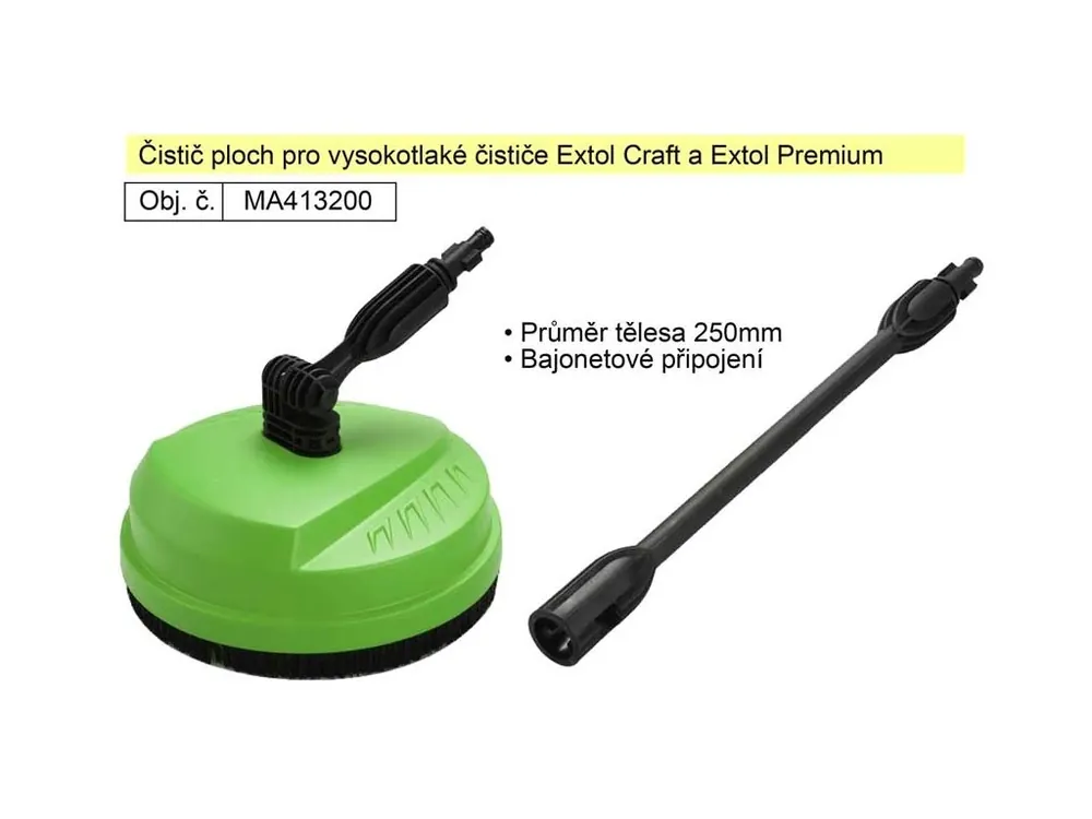 Čistič ploch pro vysokotlaké čističe Extol