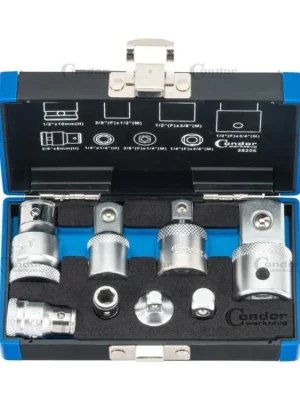 Condor Xcess Performance 38206, redukce na gola ořechy 1/4"-3/4" adaptéry, sada 8ks