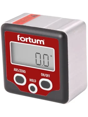 sklonoměr digitální, 0°-360°, s magnety, FORTUM