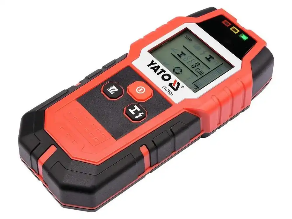 YATO Detektor kovů, elektrických kabelů a dřeva YT-73131