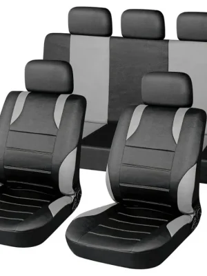 Potahy sedadel sada 9ks SPORT šedé AIRBAG