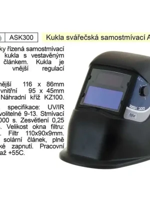 Svářecí kukla samostmívací ASK 300