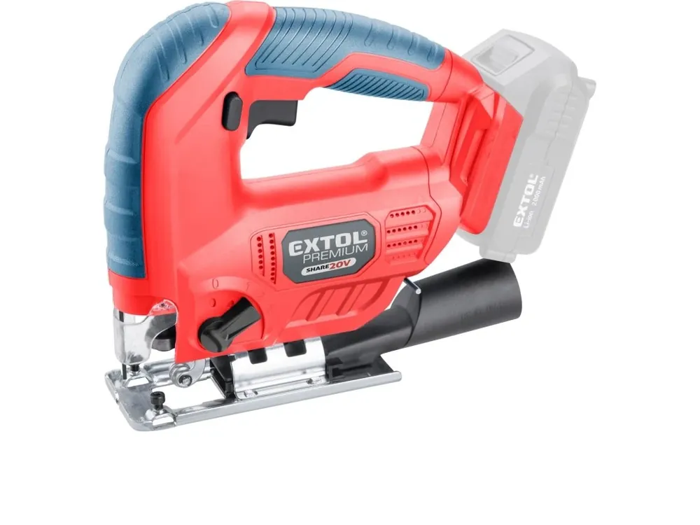 EXTOL PREMIUM pila přímočará aku SHARE20V, 20V Li-ion, bez baterie a nabíječky 8891825