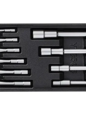 Vložka do zásuvky, YT-55456, klíče trubkové, zahnuté, 8 -19 mm, sada 10 kusů, Yato