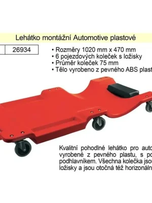 Lehátko montážní Yato plastové