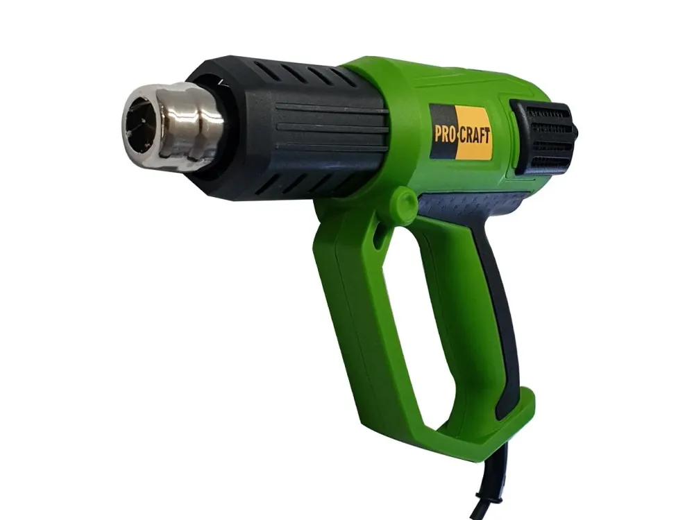 PROCRAFT PH2000 Horkovzdušná opalovací pistole 2000W, s regulací a příslušenstvím