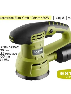 Bruska excentrická 125 mm 430 W Extol 407202