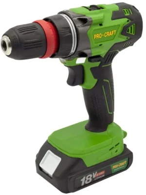 PROCRAFT PA18DFR Aku šroubovák 18V 2x2.0 Ah, QUICK skíčidlo, hex upínání, kufr